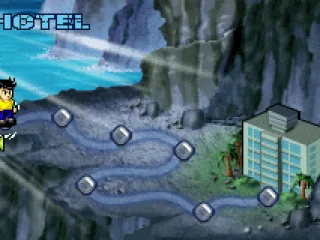 
											The first line of fights is in the area around the team's hotel.