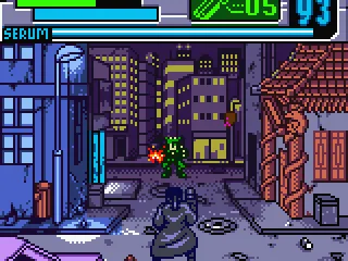 
											A single green guy is no match for an automatic weapon.