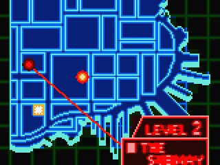
											Map.  This is where you pick what level you want to go to.