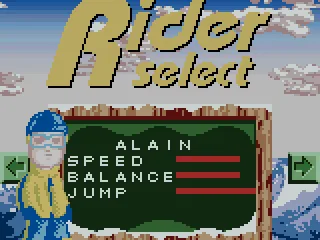 
											Rider select