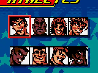 
											Character selection