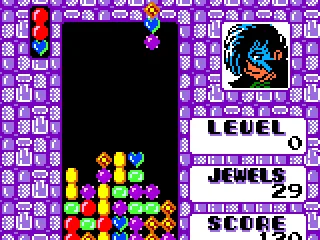 
											Playing in classic Columns mode