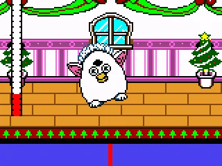 
											Furby warms up.