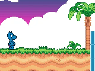
											The first beach level