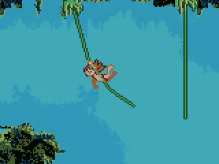 
											Swinging from vines