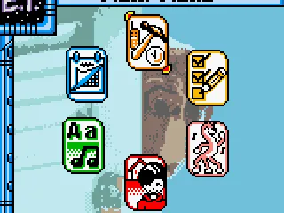 
											The main menu.