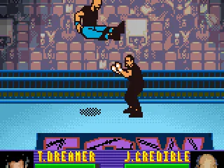 
											Justin Credible shows off his flight show.