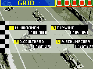 
											Starting Grid.