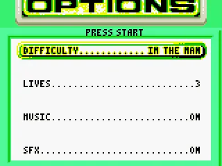 
											Options. Part Timer or I'm the Man.