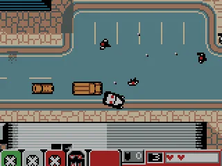 
											The police shooting at me
