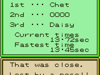 
											That was close.