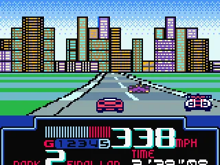 
											Battling the other cars