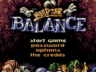 
											Menu screen