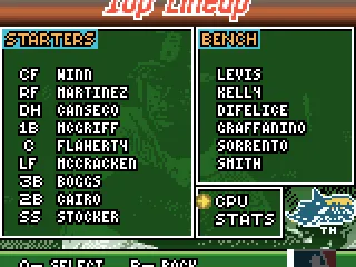 
											My lineup