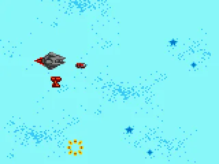 
											Parodius - This power up drops little robots on to the enemy