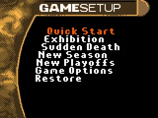 
											Main menu.