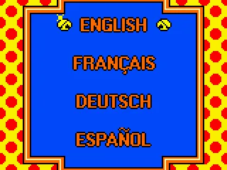 
											Language selection