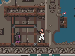 
											Shooting a guard.
