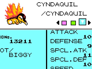 
											Status screen