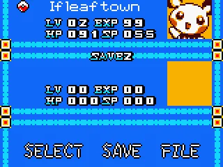 
											Saving the game.