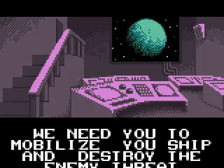 
											Cutscene - Approaching a new planet