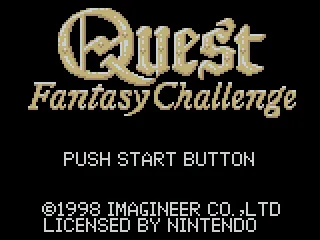
											Title Screen.