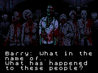 
											The first sightings of the zombies