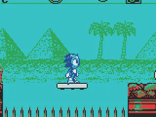 
											Going across the spikes by using a moving platform.