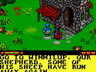 
											Off to the shepherd