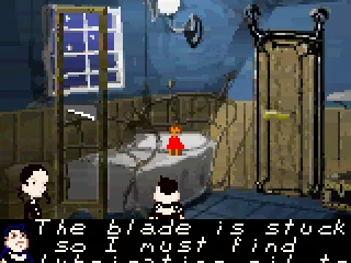 
											The first objective is to find oil for the guillotine blade.