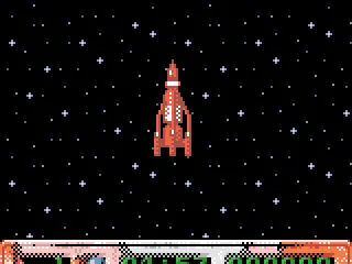
											Thunderbird 3, the space craft.