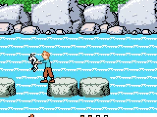 
											Little Snowy needed rescuing, too.