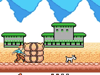
											Tintin travels to the Himalaya to rescue Chang.