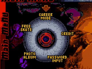 
											Menu screen.