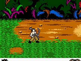 
											Using a bow & arrow in stage 1