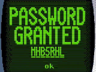 
											Password Granted
