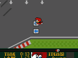
											Maintain a clean racing line to hit the speed boosts.
