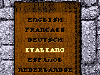 
											Language selection.