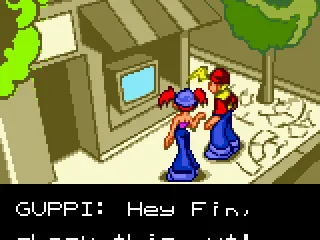 
											Fin and Guppi hear about the challenge.