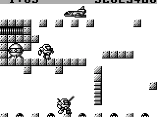
											Shooting the last stone and the whole wall is falling down. This can be used to kill enemies or reach parts of the level...