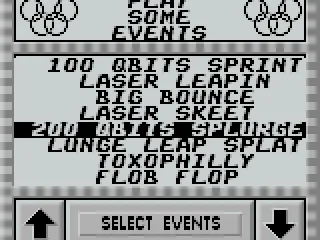 
											Select from some very strange sounding events