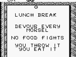 
											Lunch Break.