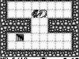 
											Fighting a monster in turn-based combat.