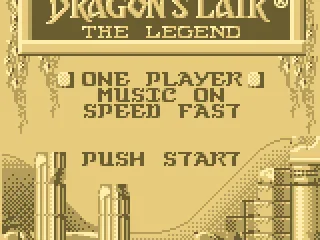 
											Main menu screen.