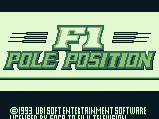 
											Title screen (F1 Pole Position).