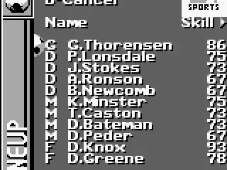 
											Your lineup.