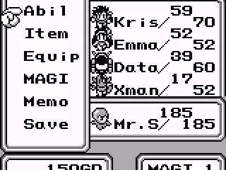 
											Equipment Menu