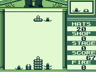 
											Gameplay: stack 5 hat of the same kind and they will disappear.