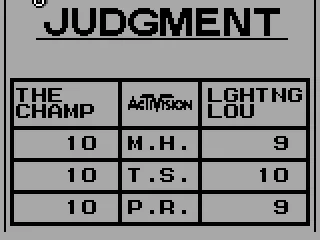 
											The scorecard.