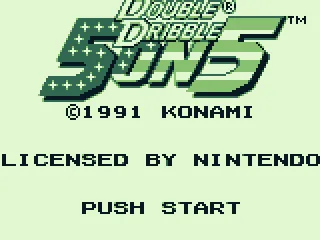 
											Title screen (as Double Dribble: 5 on 5)
